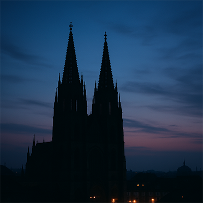 синий час на изображении