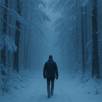 холодный свет на картинке