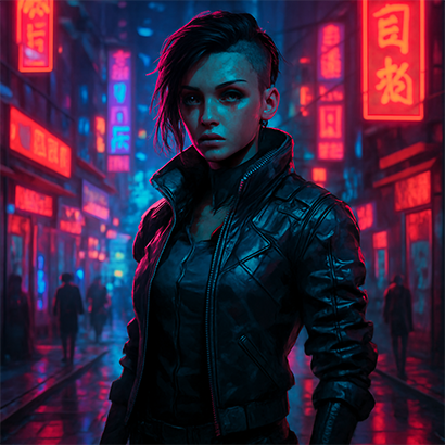 как сгенерировать неоновый свет